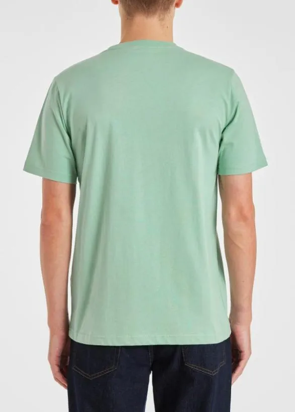 Paul Smith TShirts Zebra Logo TShirt Pistachio 8211 Mens