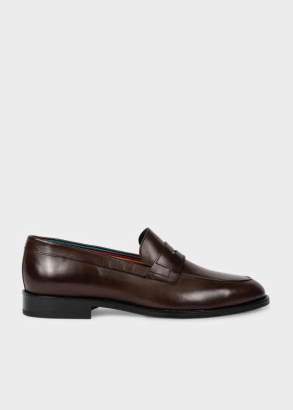 Paul Smith Tailoring Leather 039Montego039 Loafers Brown 8211 Mens