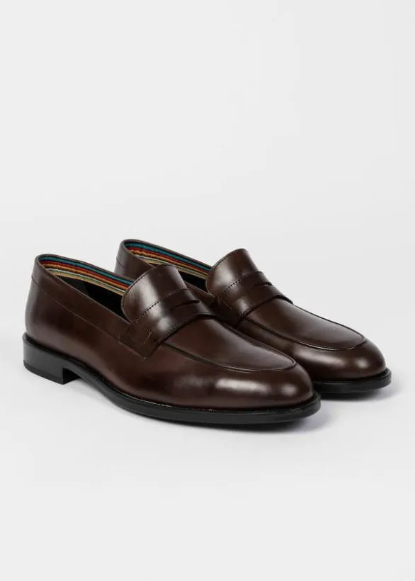 Paul Smith Tailoring Leather 039Montego039 Loafers Brown 8211 Mens