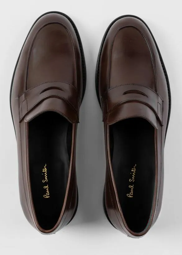Paul Smith Tailoring Leather 039Montego039 Loafers Brown 8211 Mens