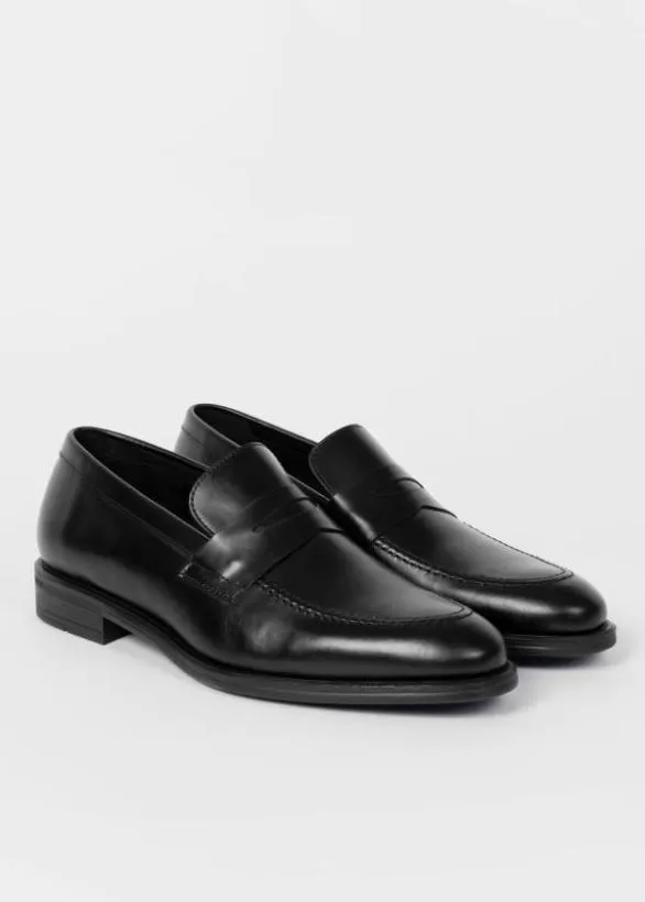 Paul Smith Tailoring Leather 039Remi039 Loafers Black 8211 Mens