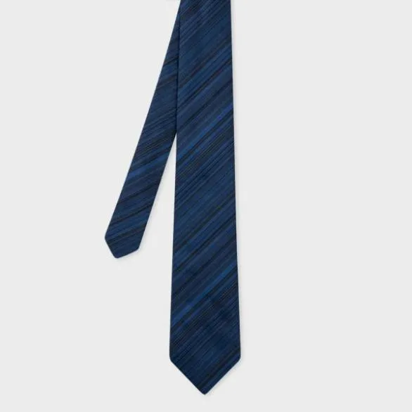 Paul Smith Tailoring Muted 039Signature Stripe039 Silk Tie Blue 8211 Mens