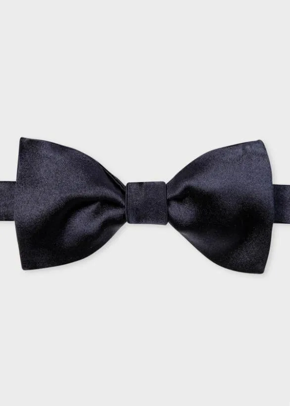Paul Smith Tailoring Satin SelfTie Bow Tie Navy 8211 Mens