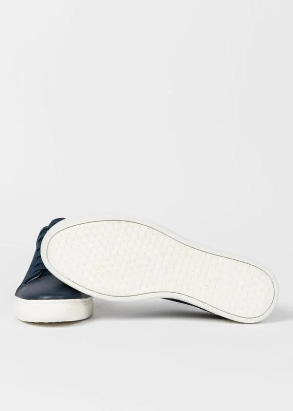Paul Smith Tailoring Suede 039Lee039 Trainers Navy 8211 Mens