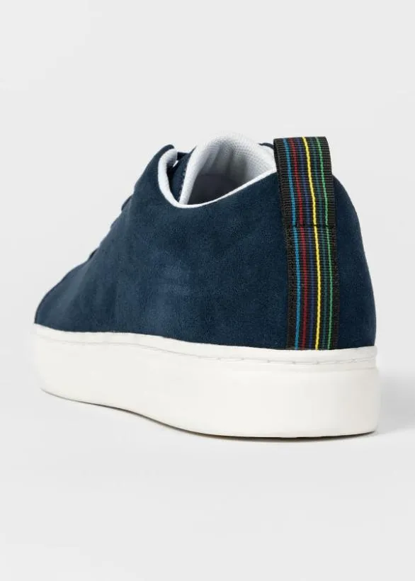 Paul Smith Tailoring Suede 039Lee039 Trainers Navy 8211 Mens