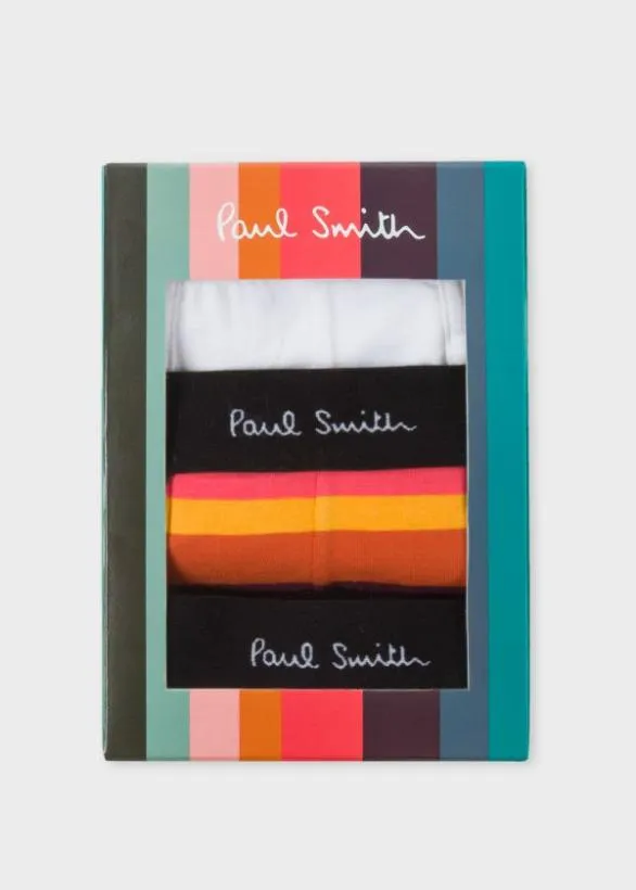 Paul Smith Underwear 039Artist Stripe039 Boxer Briefs Three Pack Multicolour 8211 Mens