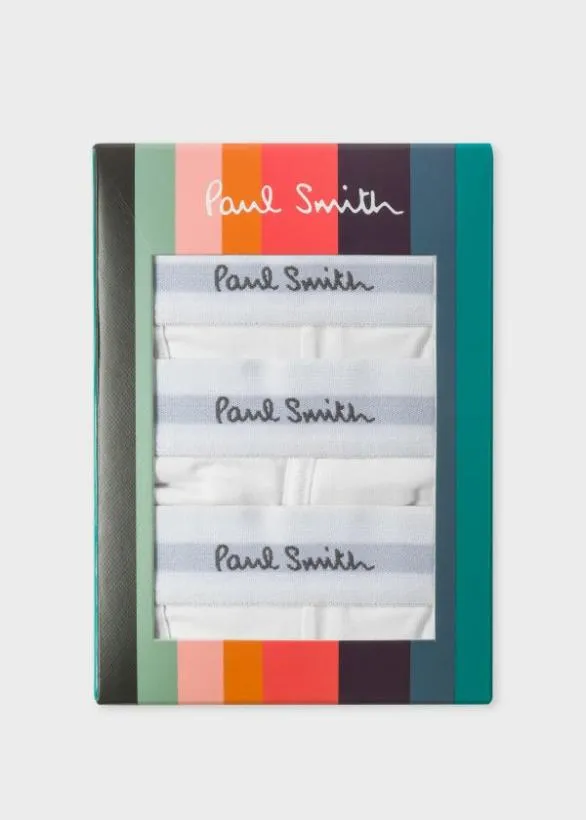 Paul Smith Underwear Boxer Briefs Three Pack White 8211 Mens