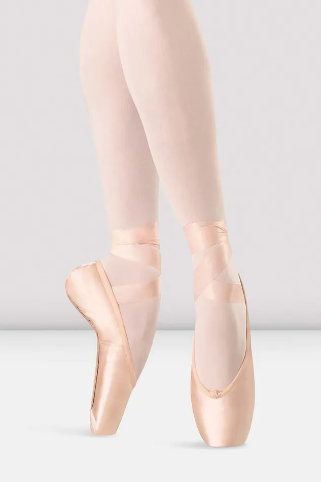 Pointe Bloch Adult Hannah Strong Pointe Shoes Pink Satin