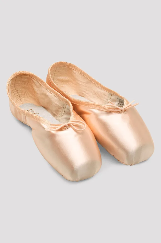 Pointe Heritage Strong Pointe Shoes Pink Satin Bloch Adult