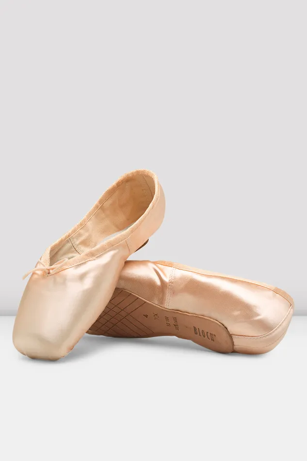 Pointe Heritage Strong Pointe Shoes Pink Satin Bloch Adult