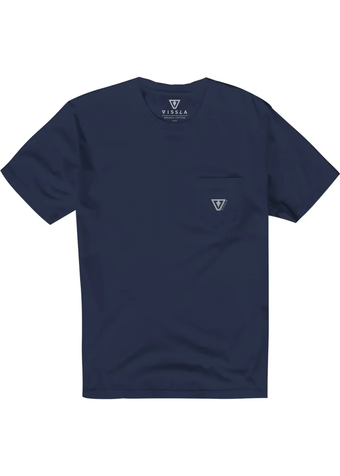 Premium Tees Established Premium Pkt Tee Navy Vissla Men