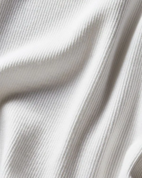 Pruitt Ribbed Tee White Women Veronica Beard Tops Pruitt Ribbed Tee White Women Veronica Beard Tops