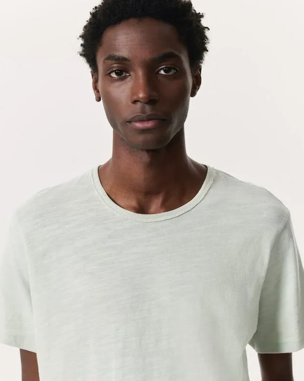 rag and bone Classic Flame TShirt DesertElephant GrayHeron BlueLight Teal Men Jackets and Coats