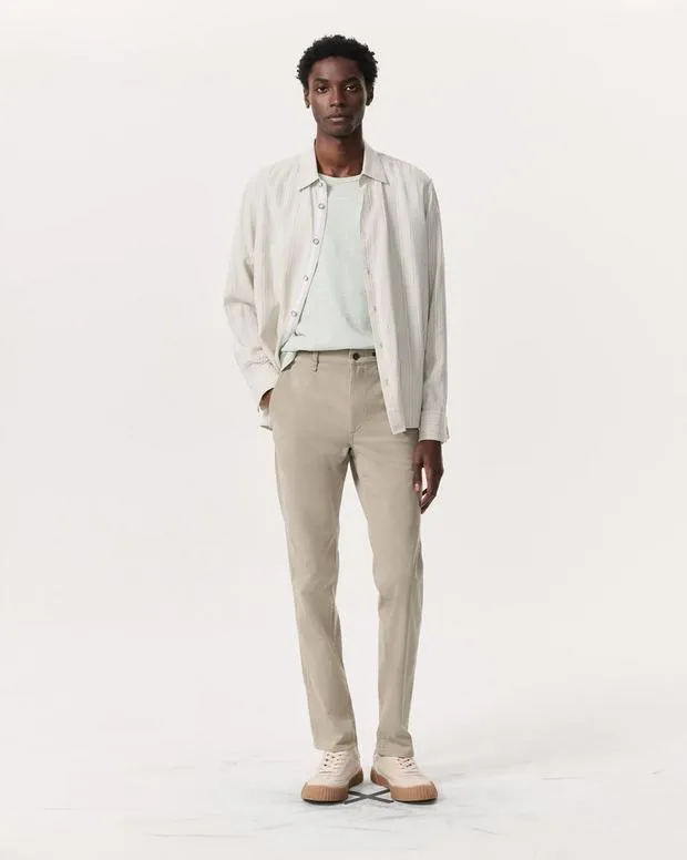 rag and bone Classic Flame TShirt DesertElephant GrayHeron BlueLight Teal Men Jackets and Coats