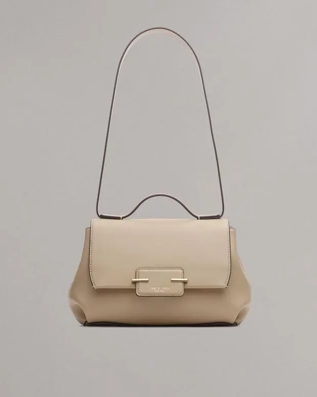 rag and bone Handbags Women Realm Leather Top Handle Bag BlackGreige