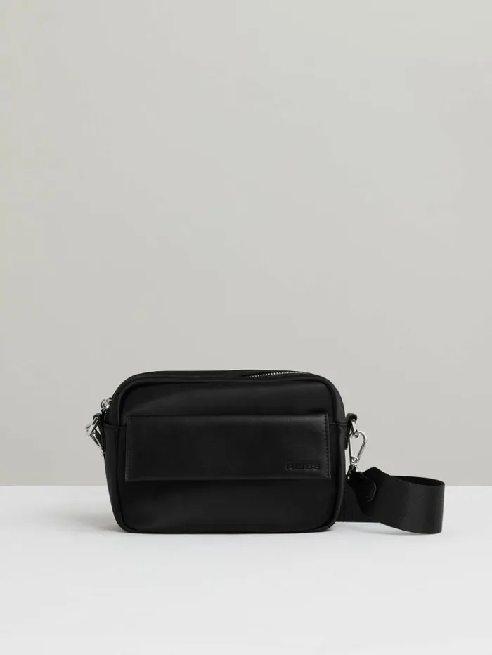 REISS Bags and Purses Women Nylon Gabardine Camera Bag Black