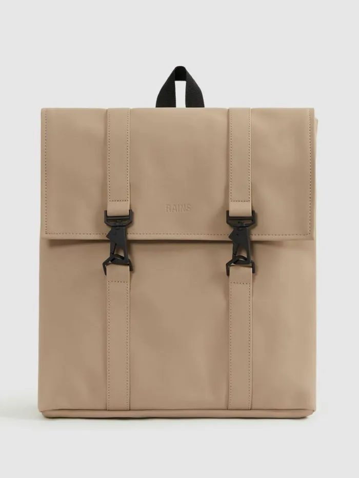 REISS Bags and Purses Women Rains Waterproof Carabiner Clasp Backpack Sand