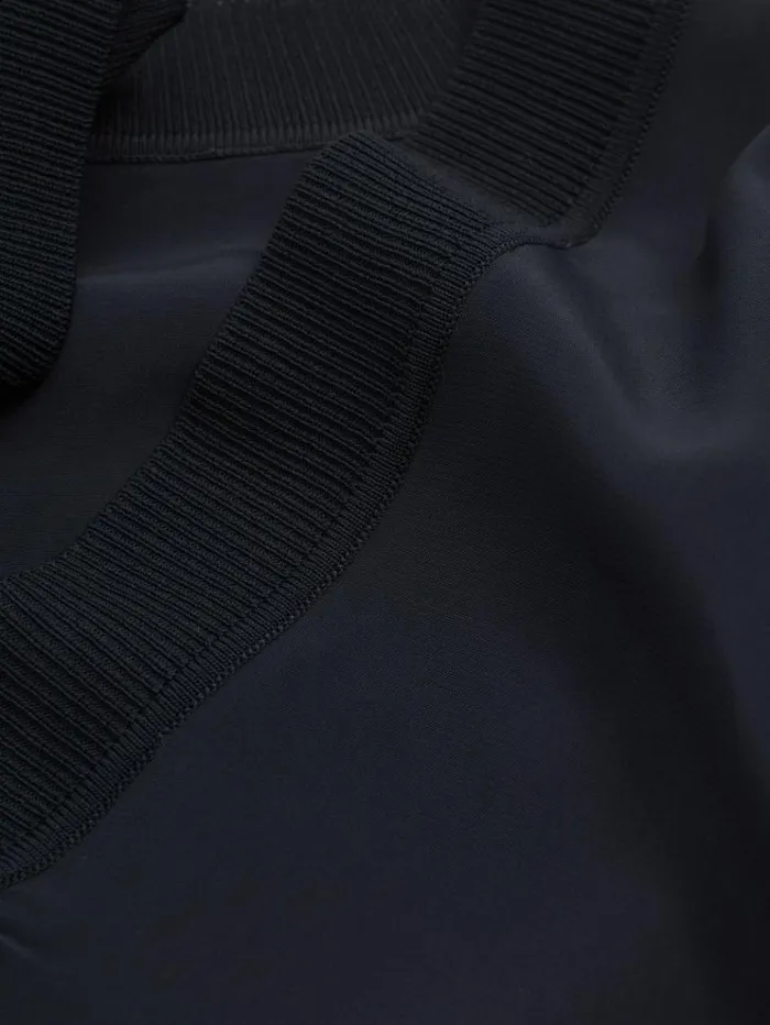 REISS Blouses and Shirts Women Relaxed HighLow VNeck Top Navy