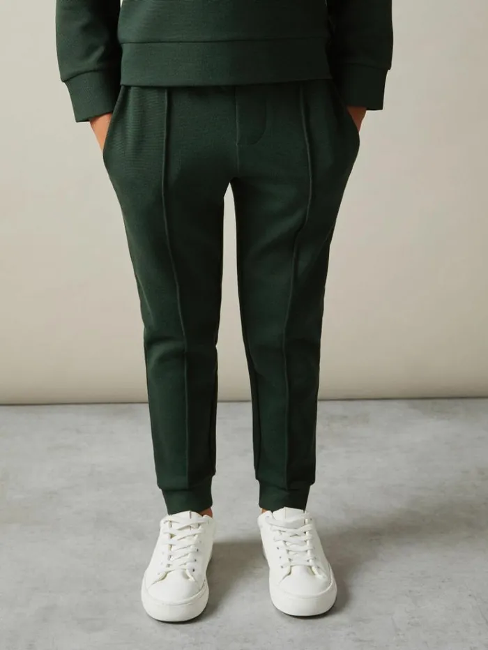 REISS CoOrds Children Relaxed Drawstring Joggers Emerald Green