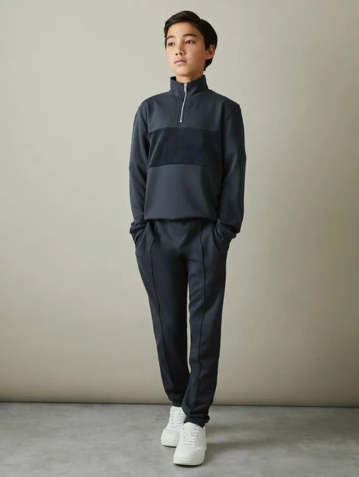 REISS CoOrds Children Relaxed Drawstring Joggers Navy