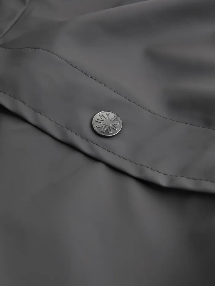 REISS Coats and Jackets Men Rains Unisex Hooded Raincoat Jacket Grey