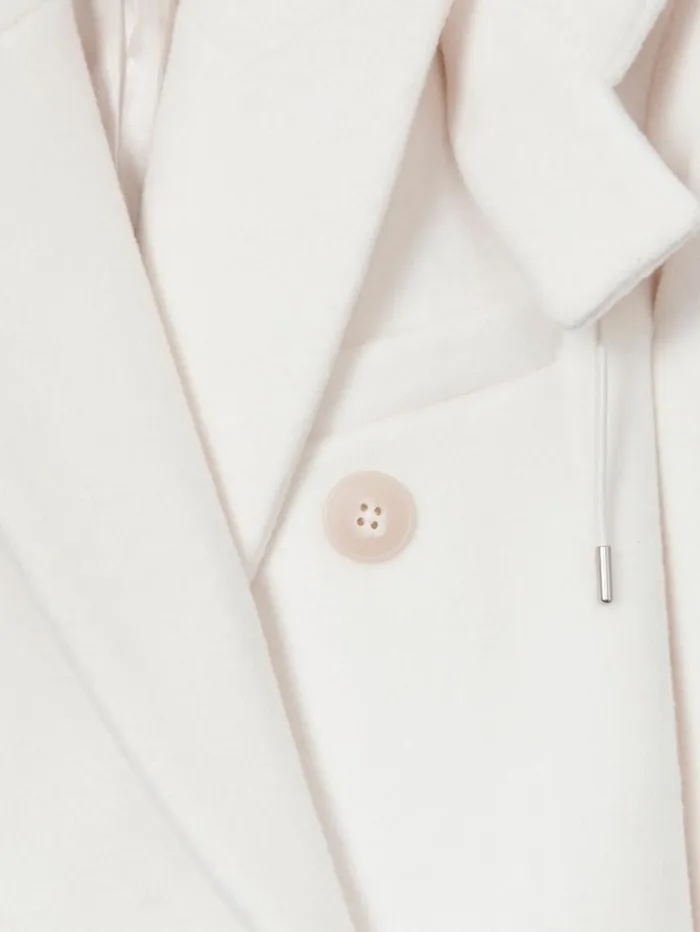 REISS Coats and Jackets Women Atelier Wool And Cashmere Longline Coat Cream