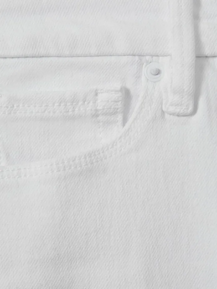 REISS Denim Women Good American Straight Leg Skinny Jeans White