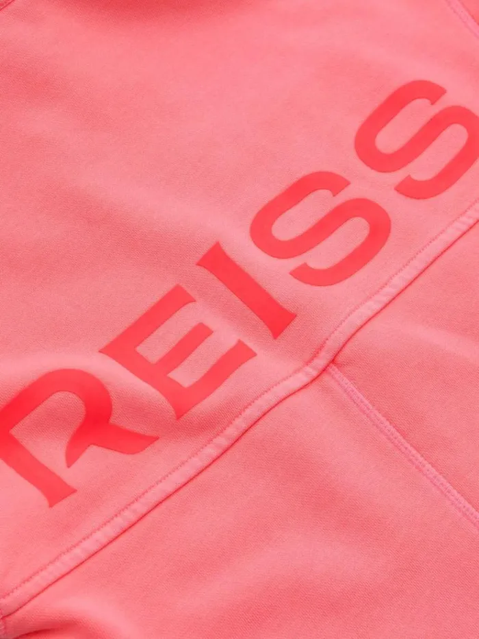 REISS Dresses Children OpenCollar Jumper Dress Bright Pink
