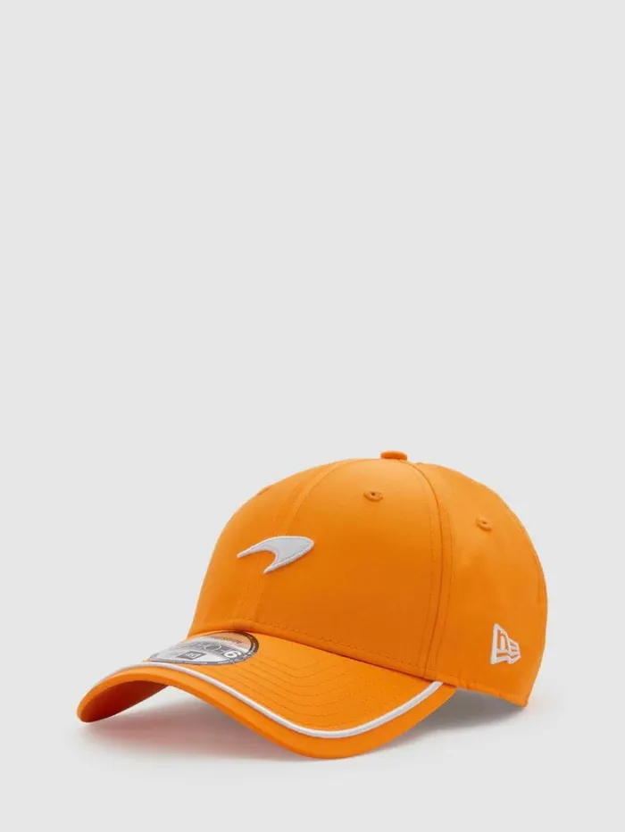 REISS Hats Gloves and Scarves Men McLaren F1 Embroidered Baseball Cap Papaya