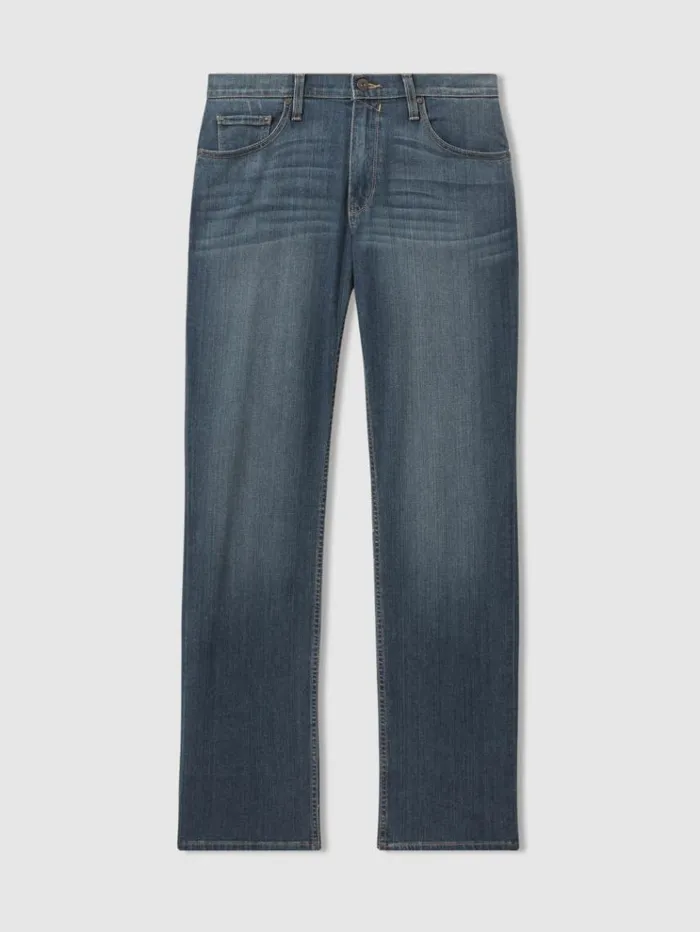 REISS Jeans Men Paige Straight Leg Jeans Birch Blue