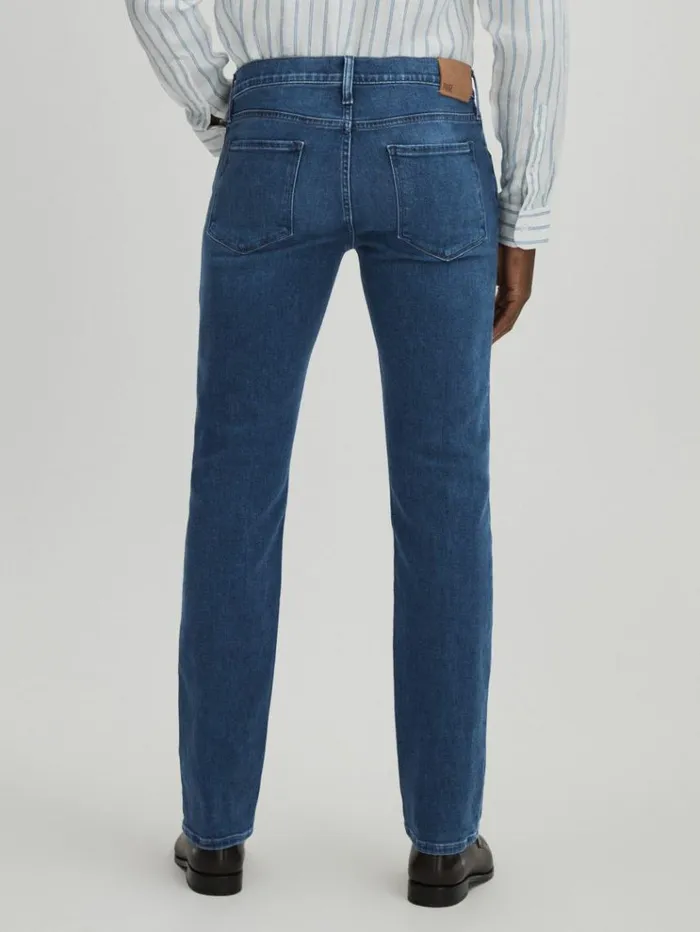 REISS Jeans Men Paige Straight Leg Jeans Corwin Blue
