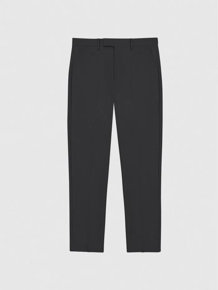 REISS Pants Men Regular Fit Chinos Navy