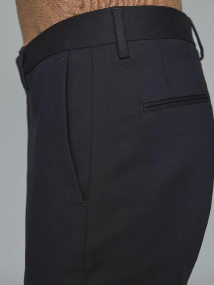REISS Pants Men Regular Fit Chinos Navy