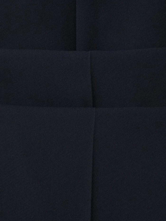 REISS Pants Women HalfElasticated Wide Leg Trousers Navy