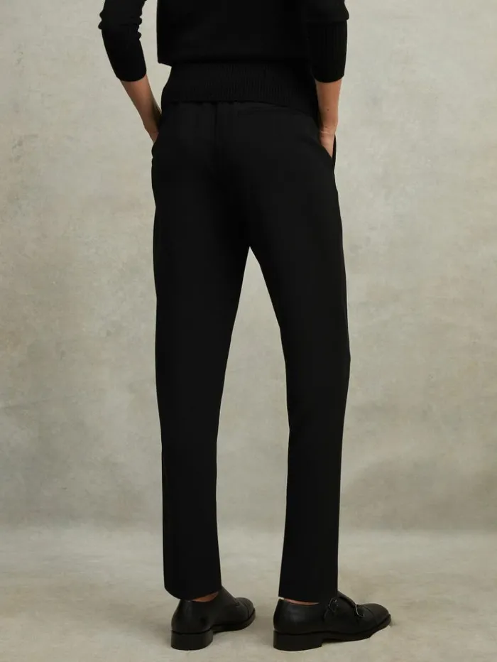 REISS Pants Women Pull On Trousers Black