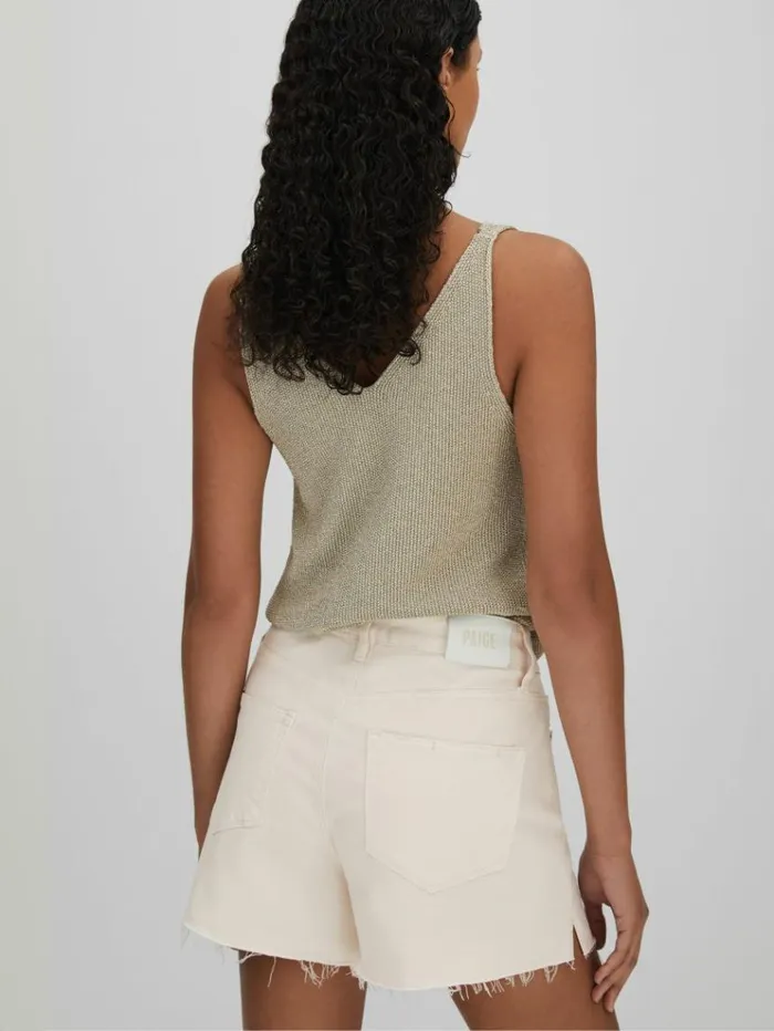 REISS Shorts Women Paige Raw Hem Denim Shorts Light Blonde