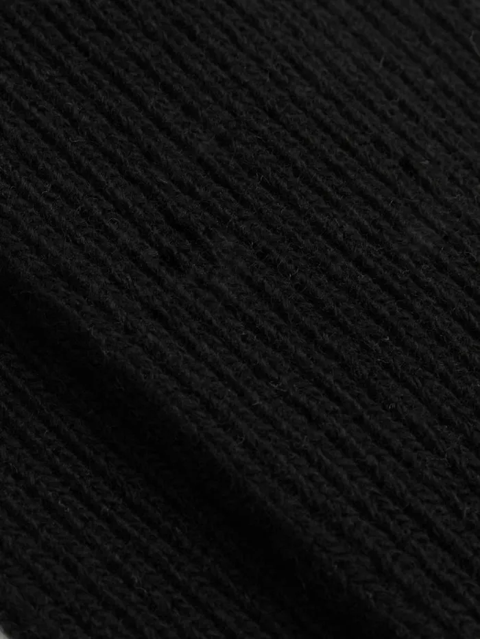 REISS Socks and Underwear Men WoolCashmere Blend Ribbed Socks Blackmid Grey
