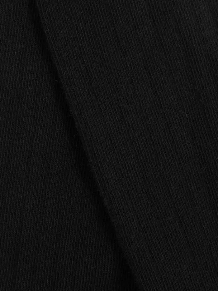 REISS Socks Women Cotton Blend Ribbed Loafer Socks Black