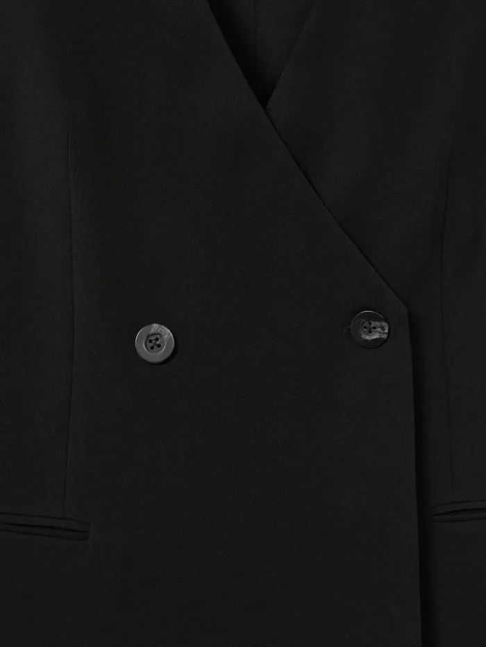 REISS Suits and Tailoring Women Florere Longline Black Waistcoat Black