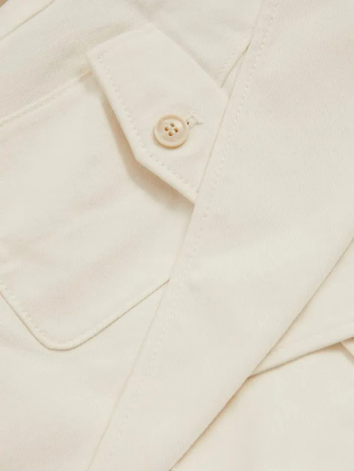 REISS Suits and Tailoring Women Paige Denim Blazer Ivory