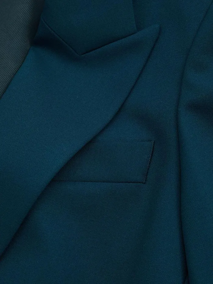 REISS Suits and Tailoring Women Tailored Single Breasted Suit Blazer Teal