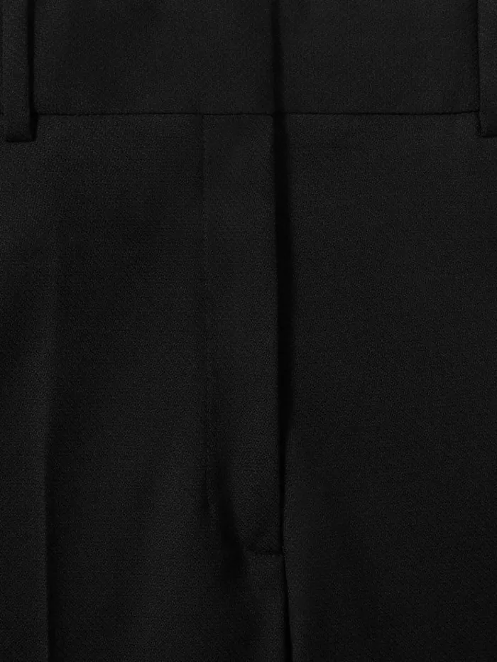 REISS Suits and Tailoring Women WoolBlend Tailored Flared Suit Trousers Black