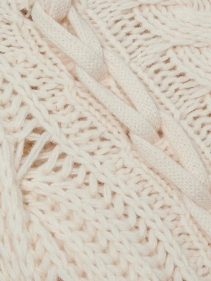 REISS Sweaters Women Atelier Wool And Cashmere Cabled Jumper Cream