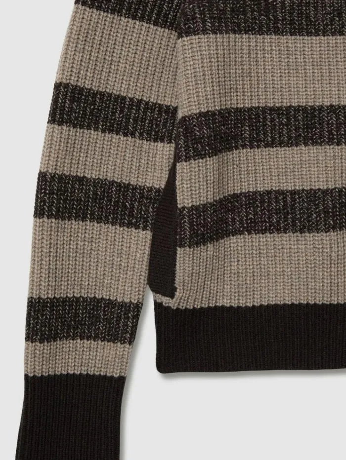 REISS Sweaters WomenMen Reiss Les 100 Ciels Wool And Cashmere Cardigan Chocolate