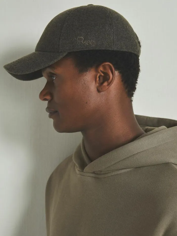 REISS Sweats Hoodies and Joggers WomenMen Reiss Les 100 Ciels ModalBlend Jersey Hoodie Khaki