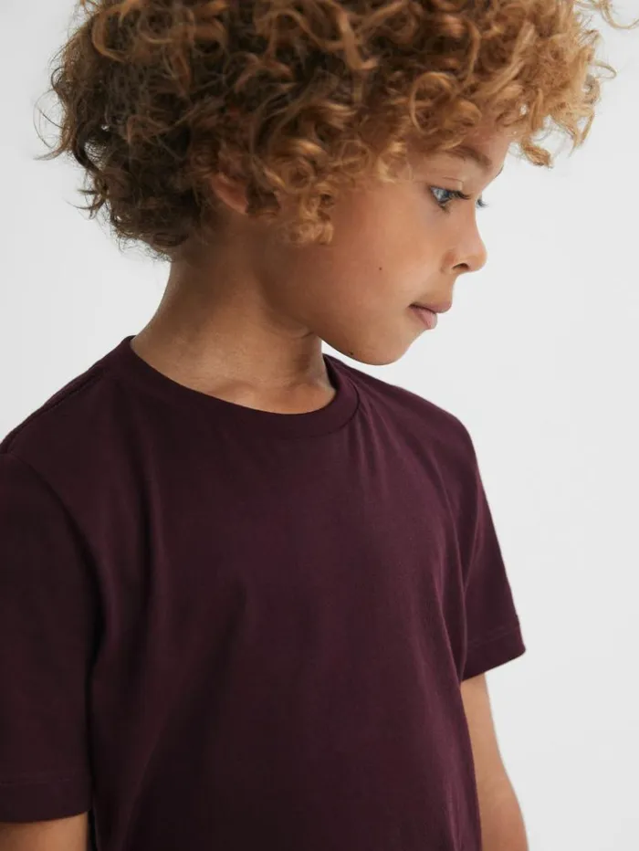 REISS TShirts Children Crew Neck TShirt Bordeaux
