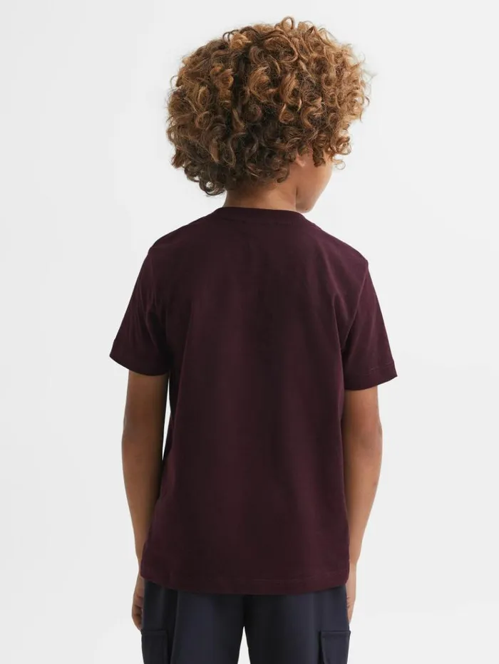 REISS TShirts Children Crew Neck TShirt Bordeaux