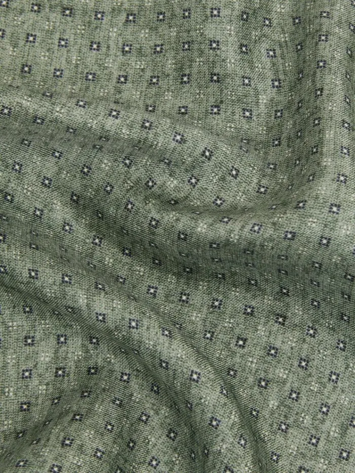 REISS Ties and Pocket Squares Men Reversible Silk Pocket Square Soft Sage