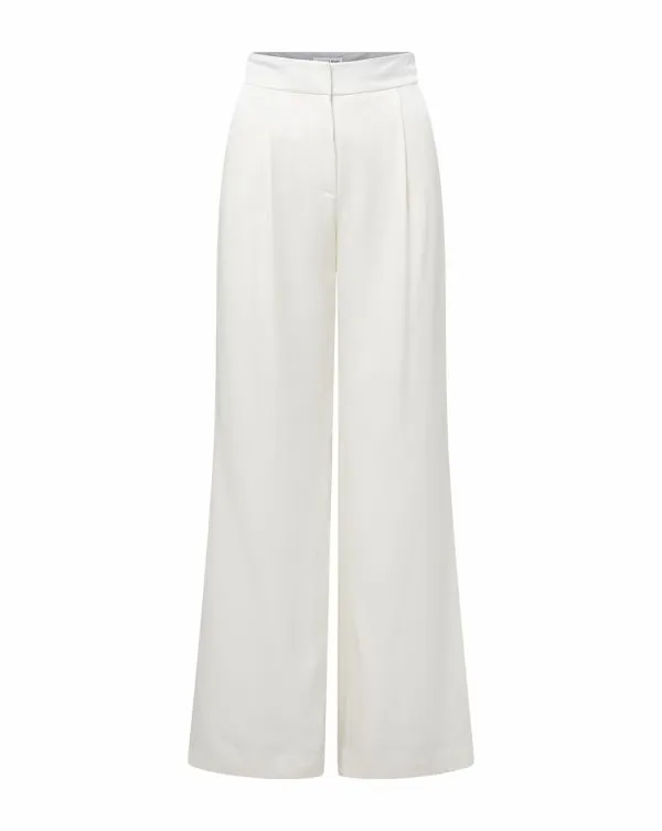Robinne WideLeg Pant Dove Women Veronica Beard Pants