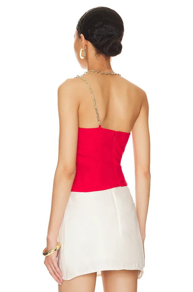Rosalie Top Bright Red Women Lovers and Friends Tops Rosalie Top Bright Red Women Lovers and Friends Tops